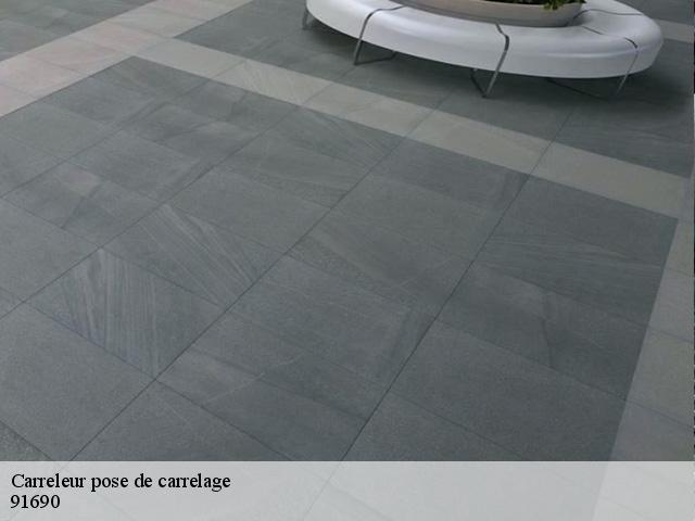 Carreleur pose de carrelage  91690