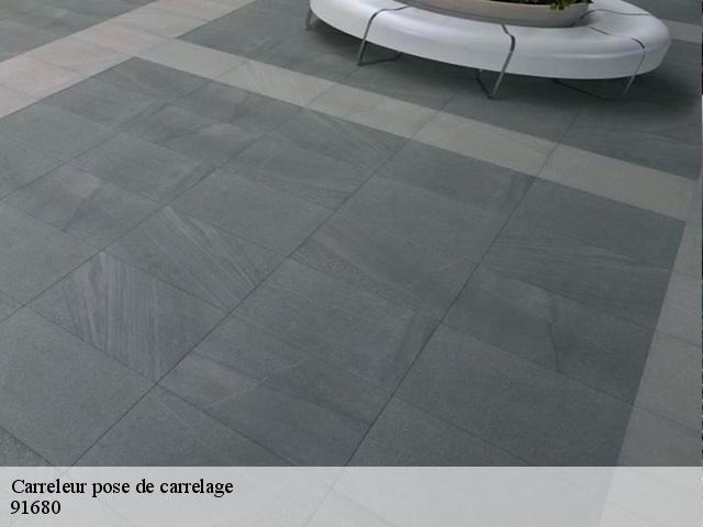 Carreleur pose de carrelage  91680