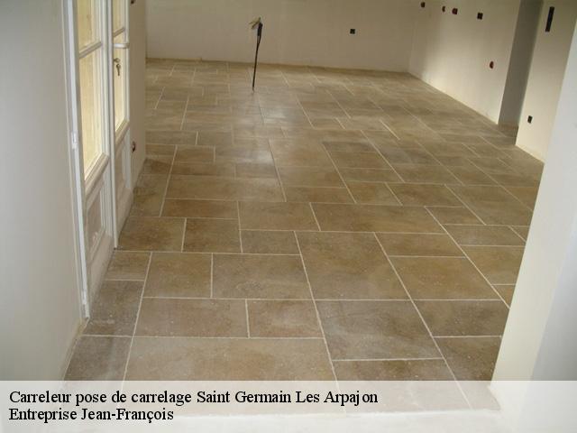 Carreleur pose de carrelage  91180